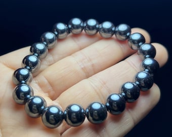 Pulsera de hematita de 10 mm
