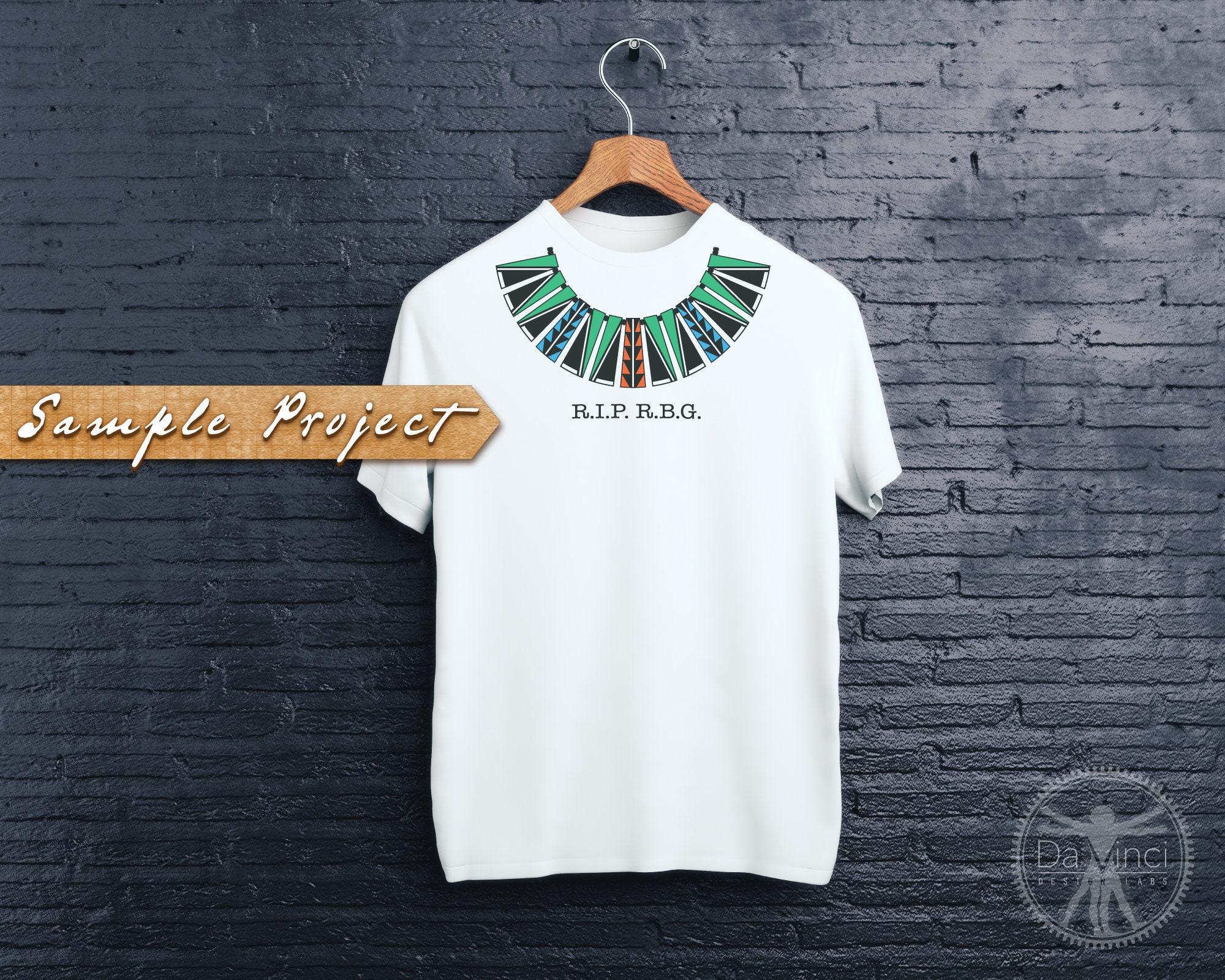 Ruth Bader Ginsburg Notorische RBG Jabot SVG DXF mehr Digitale Datei