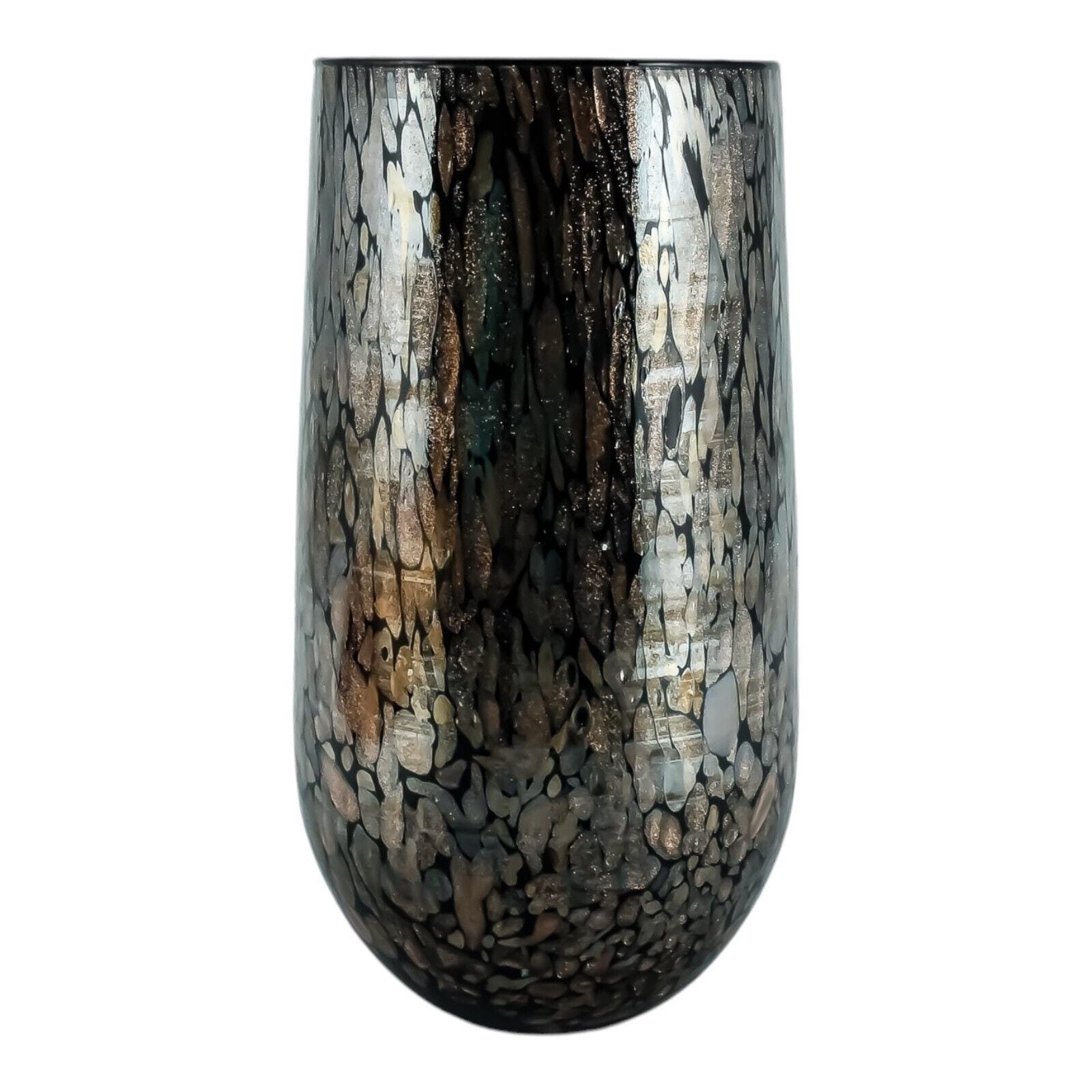 ムラーノガラス ドリンクタンブラー 4個セット ブラック