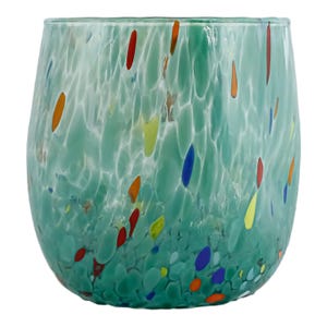 Pair of Green Murano Glass Drinking Tumblers