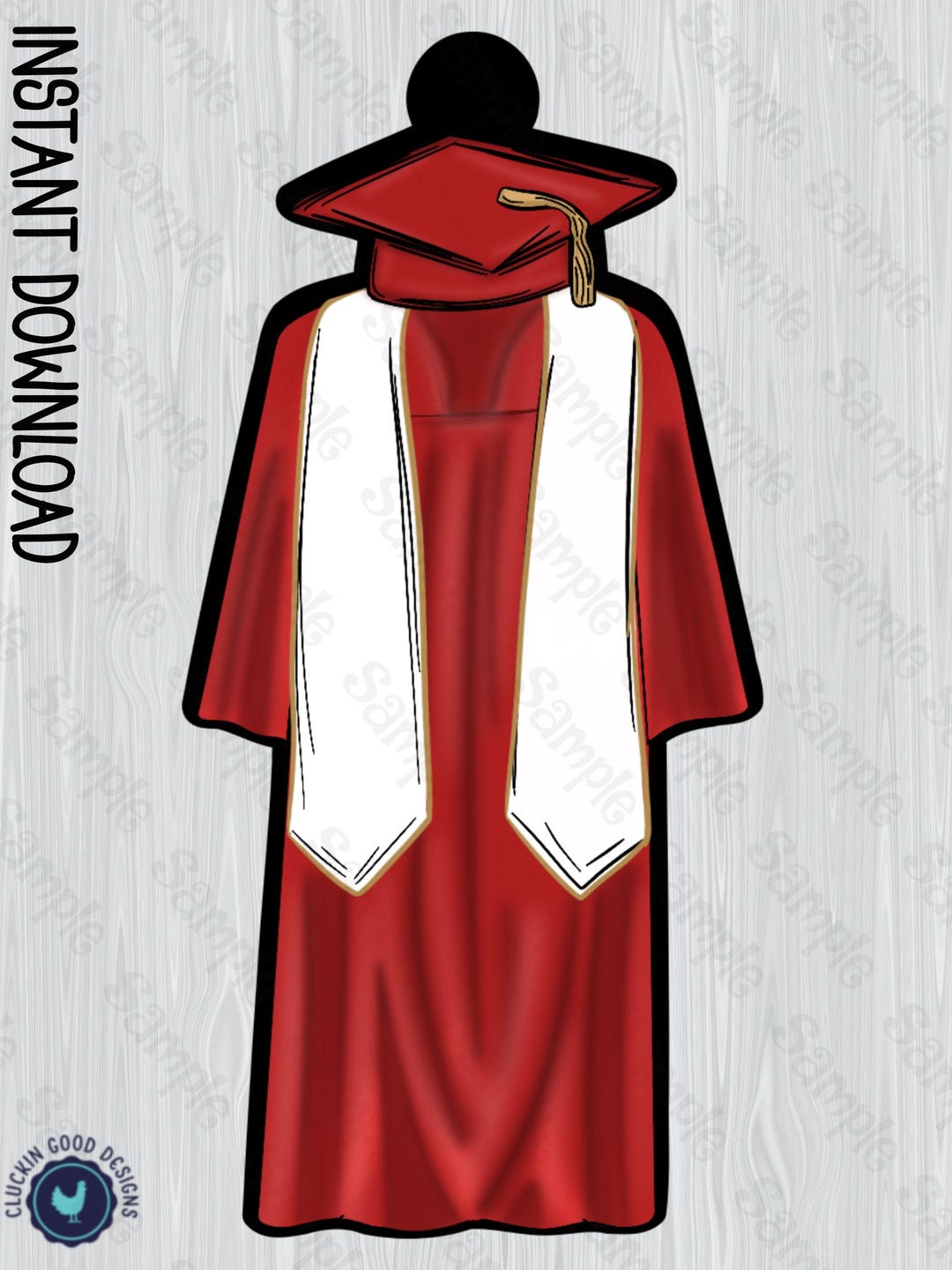 Graduation Gown, MSS, Red, Grad, Graduation,car Charm, Cap,gown ...