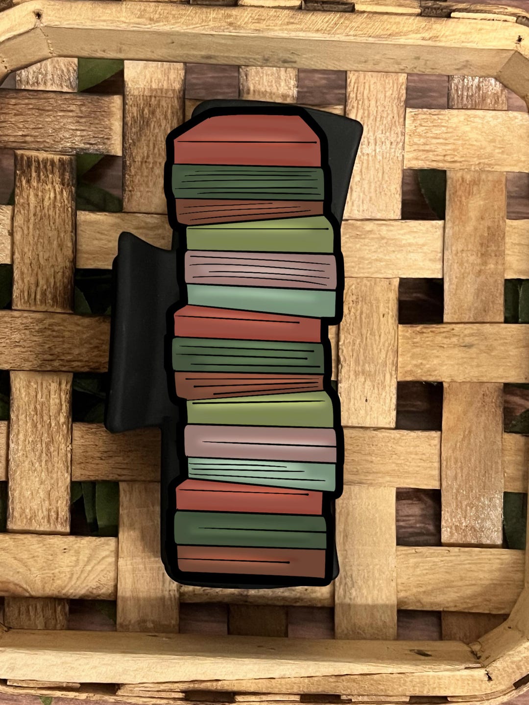 Stacker Book Stacker Books, GG,MSS, Books, Rustic Colors, Digital Download,hair Clip ...