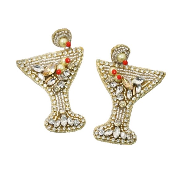 Martini Earrings Etsy