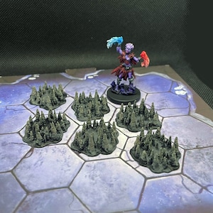 Stalagmiti di Gloomhaven (set da 6) - Terreno di gioco dipinto da 28 mm per Frosthaven, Gloomhaven, DnD - miniature di Gloomhaven, regalo di Gloomhaven