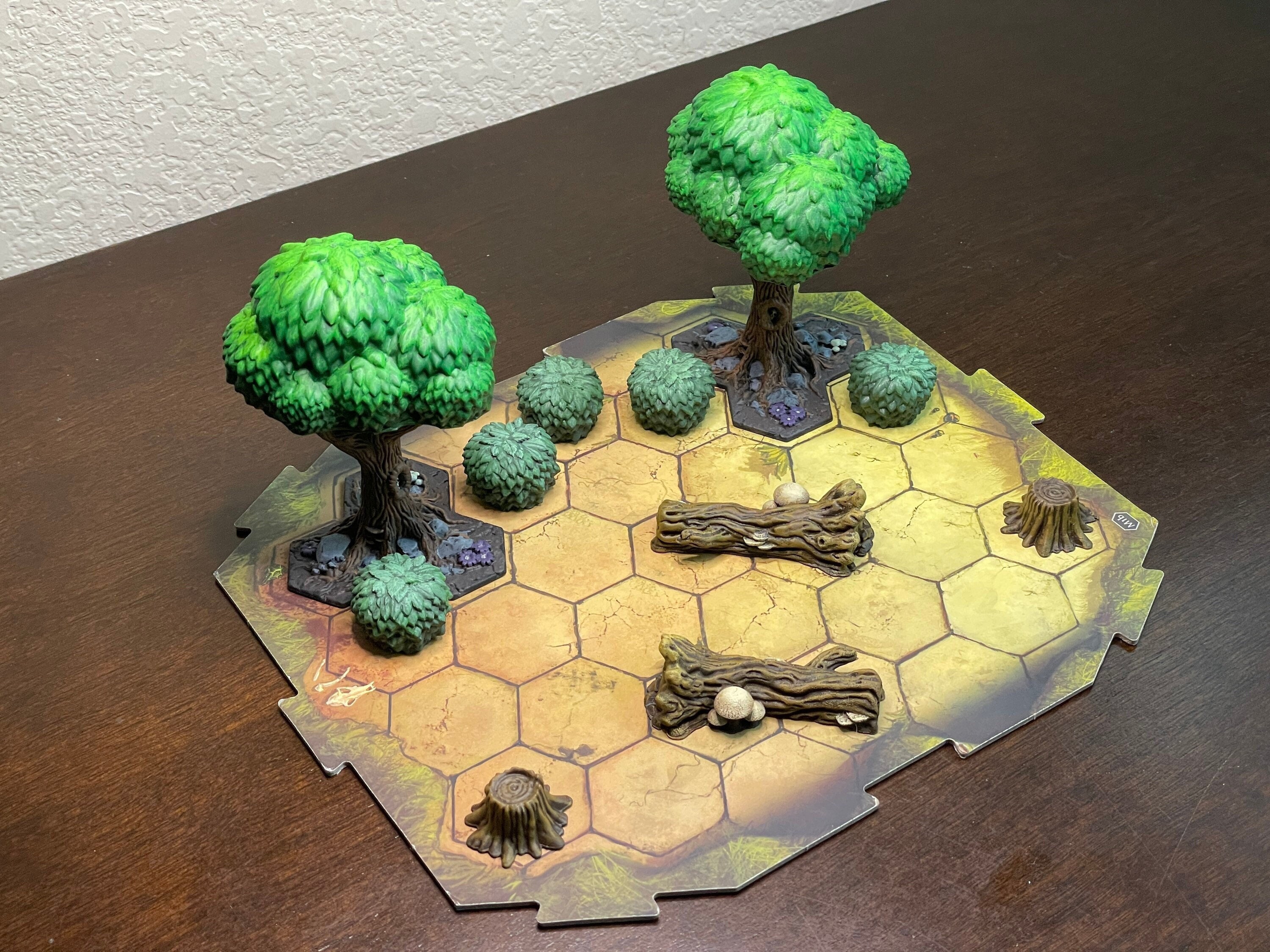 Gloomhaven Forest Terrain Set - 28mm Painted Game Terrain for Frosthaven, Gloomhaven D&D (13 pieces) – Gloomhaven miniatures