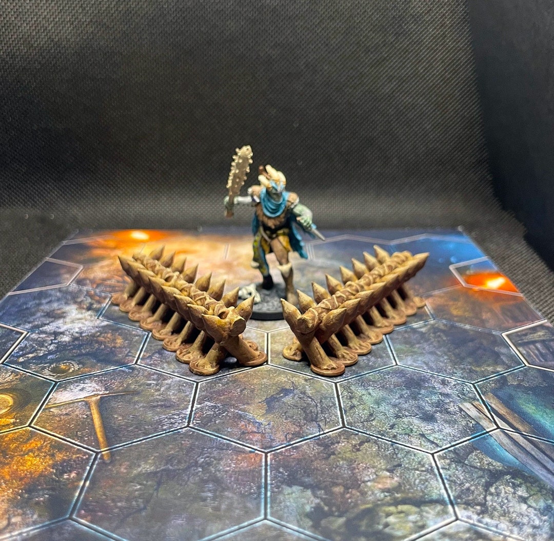 Painted Frosthaven Barricades 28mm 3D Terrain Upgrades for Frosthaven