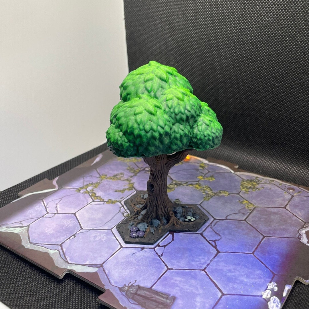 Gloomhaven Tree With Removable Canopy Painted 3D Terrain Upgrades for