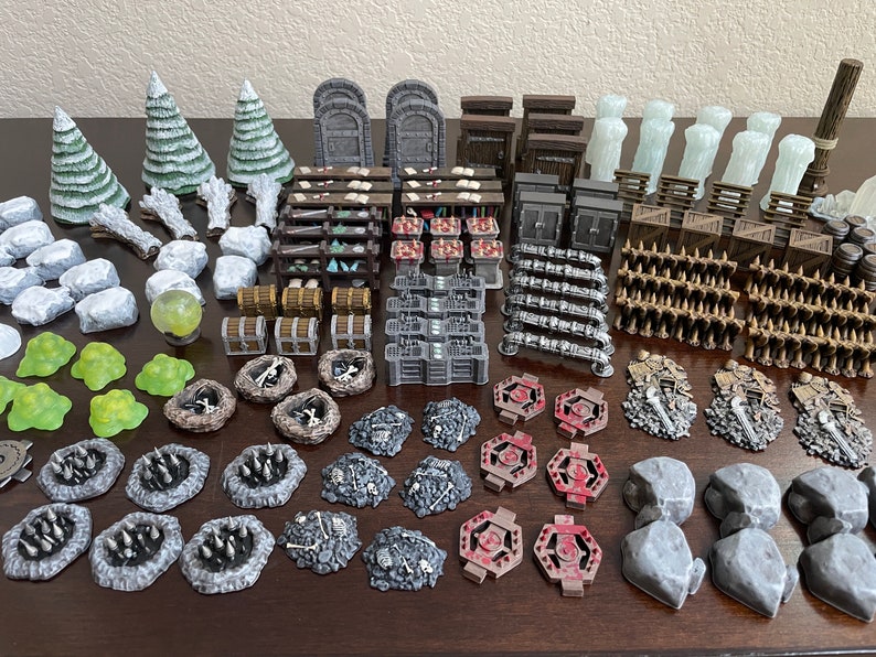 Frosthaven 3D Terrain FULL SET 172 Pieces Hand Painted Etsy