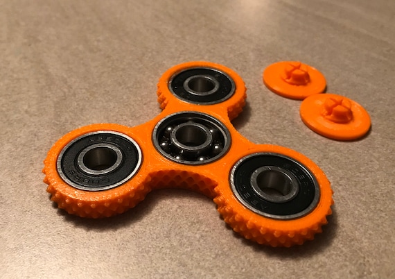 orange fidget spinner