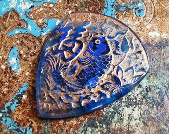 Zen Custom Carve 'Koi' Pick