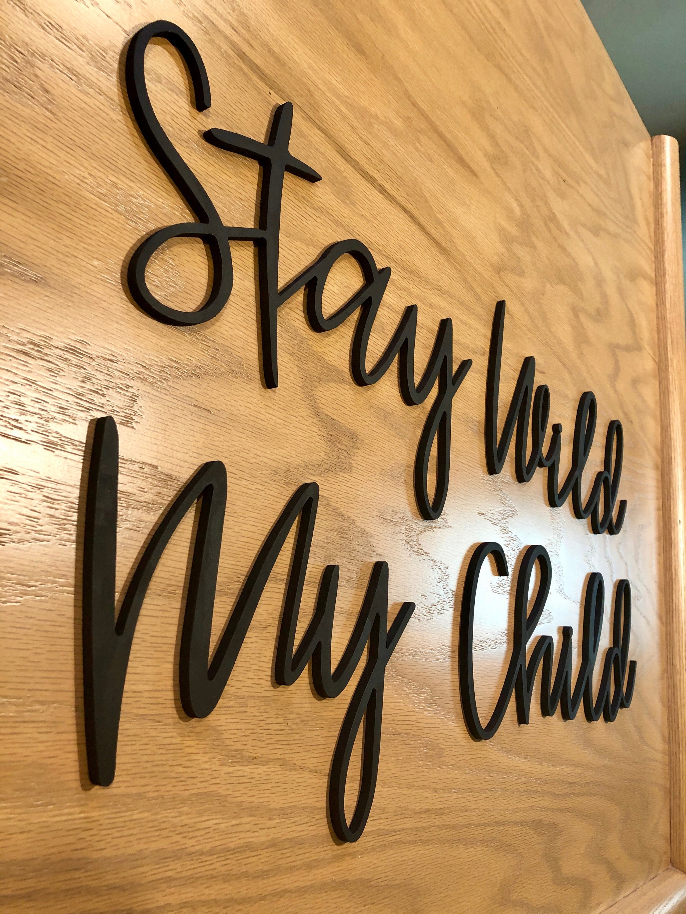 Custom 3D Words Wall Decor DIY Signs Etsy