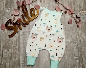 Pelele boho oso talla 50/56 chicos jugadores