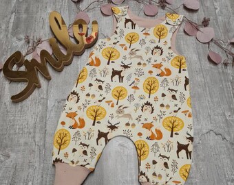 Romper Girl Boys One-Piece Forest Friends