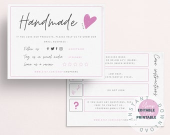 Business Card Template With Social Media Icons from i.etsystatic.com