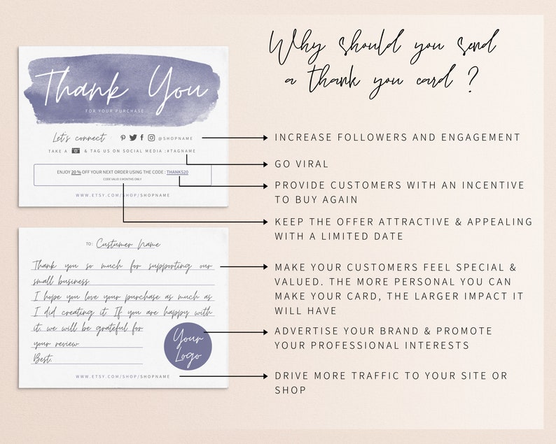 thank you cards multipack sainsbury's