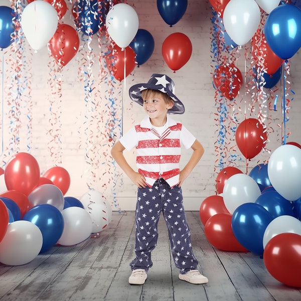 3 PACK of 4th of July digital backgrounds! Memorial Day, Red White and Blue digital backdrops! INSTANT DOWNLOAD!