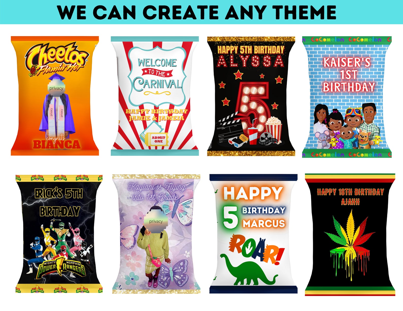 Custom Party Favor Bundle Etsy