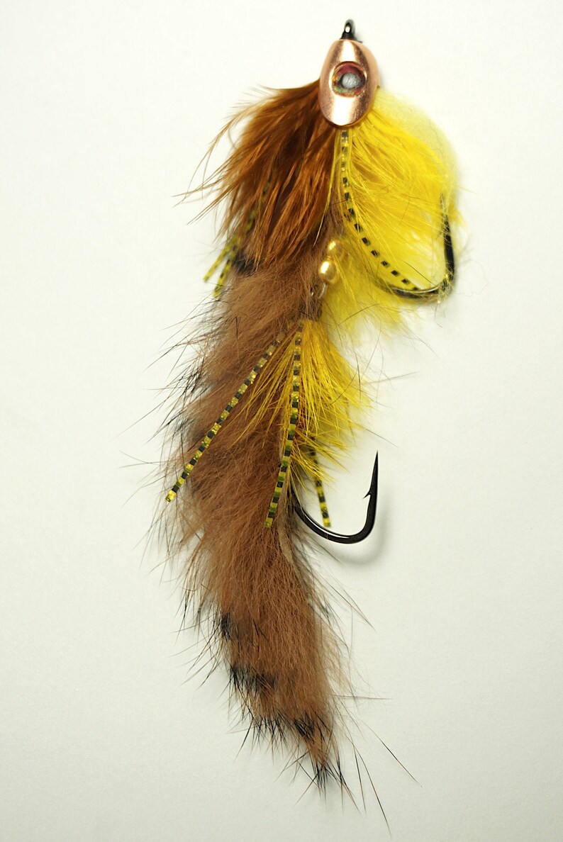 Baby Brown Trout Streamer Etsy
