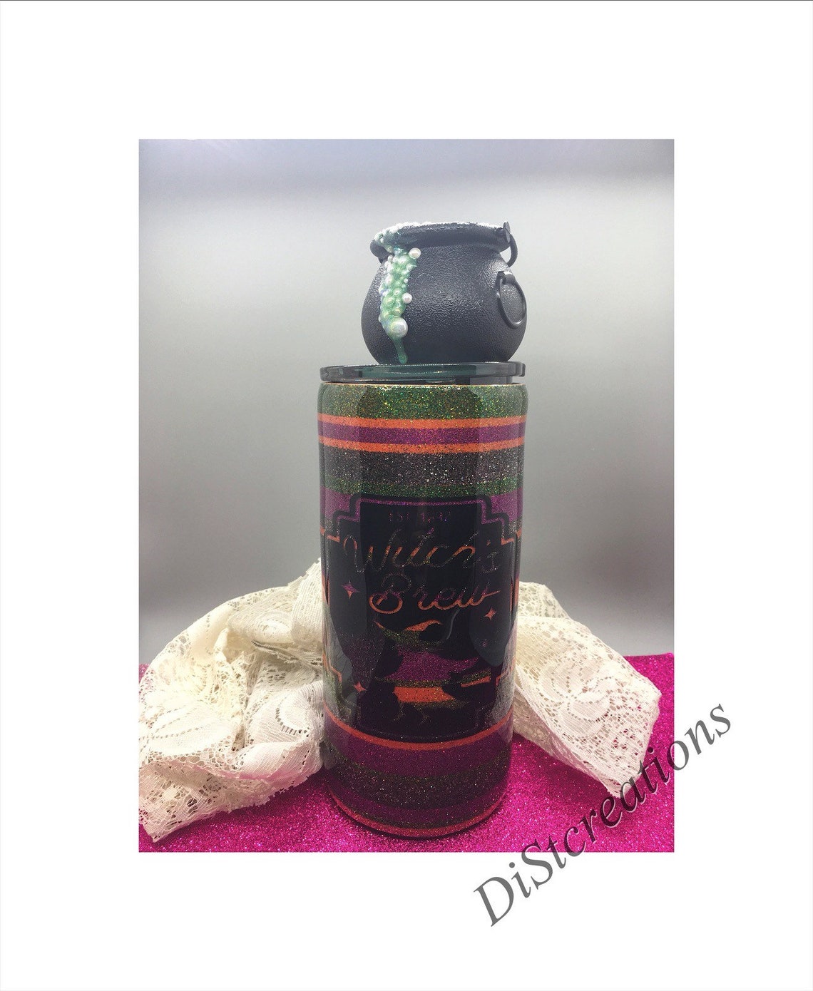 Halloween tumbler witches brew epoxy tumbler cauldron cup Etsy.de