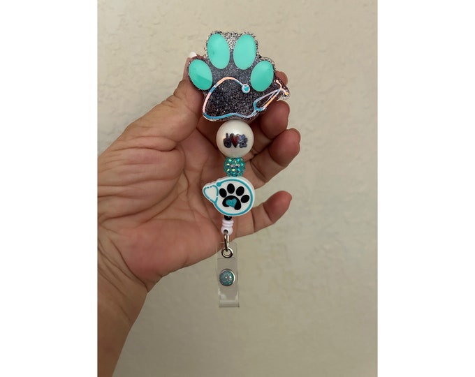 Vet Tech Badge Reel, Veterinarian Badge Reel, Animal Clinic Badge Reel ...