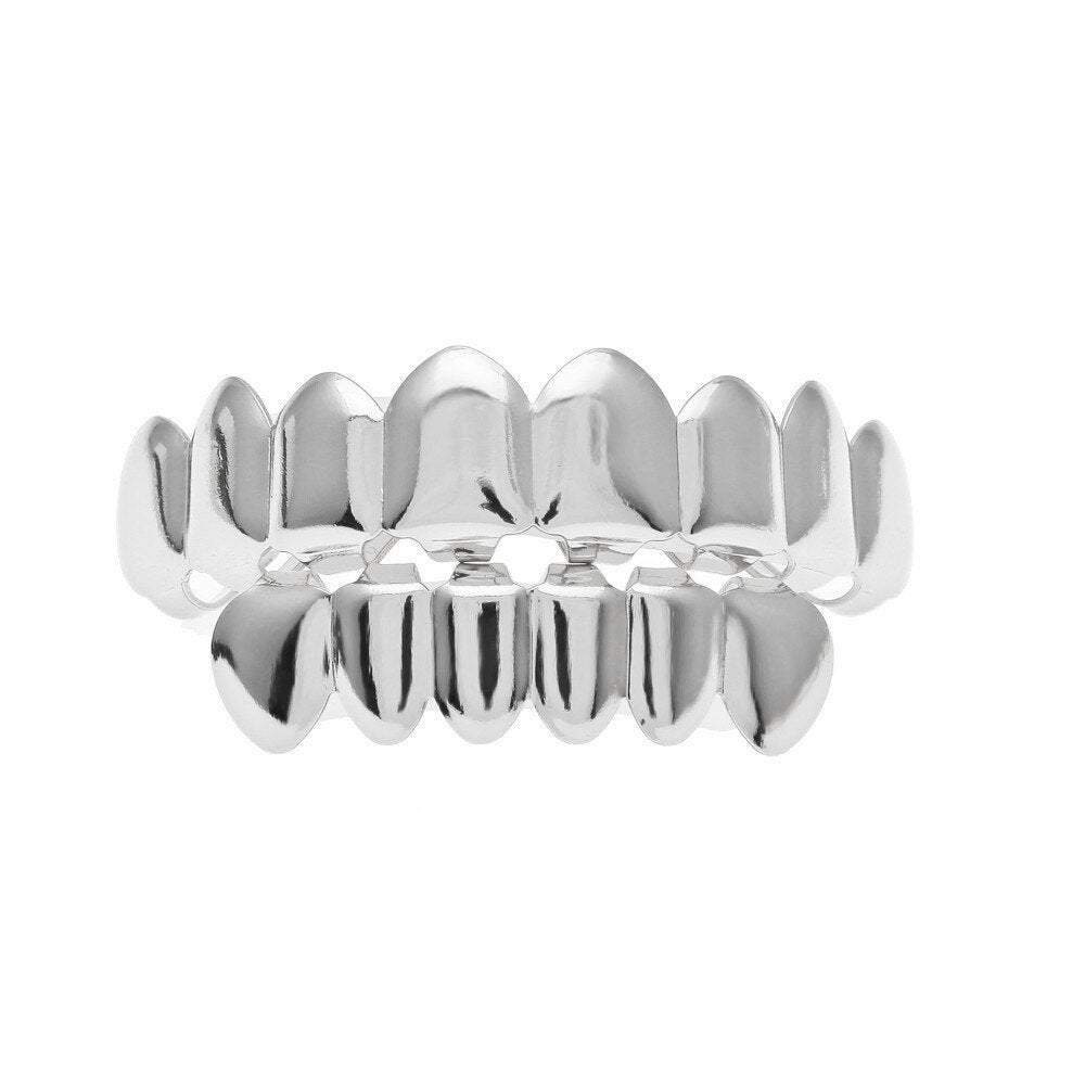 14K Gold 5X Layered 8 Teeth Grillz Gold Grillz Top and Etsy