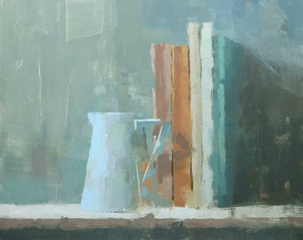 Jug with Books, Giclee Print, various sizes