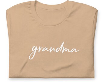 Camiseta da Vovó: Camiseta Unissex Leve e Macia