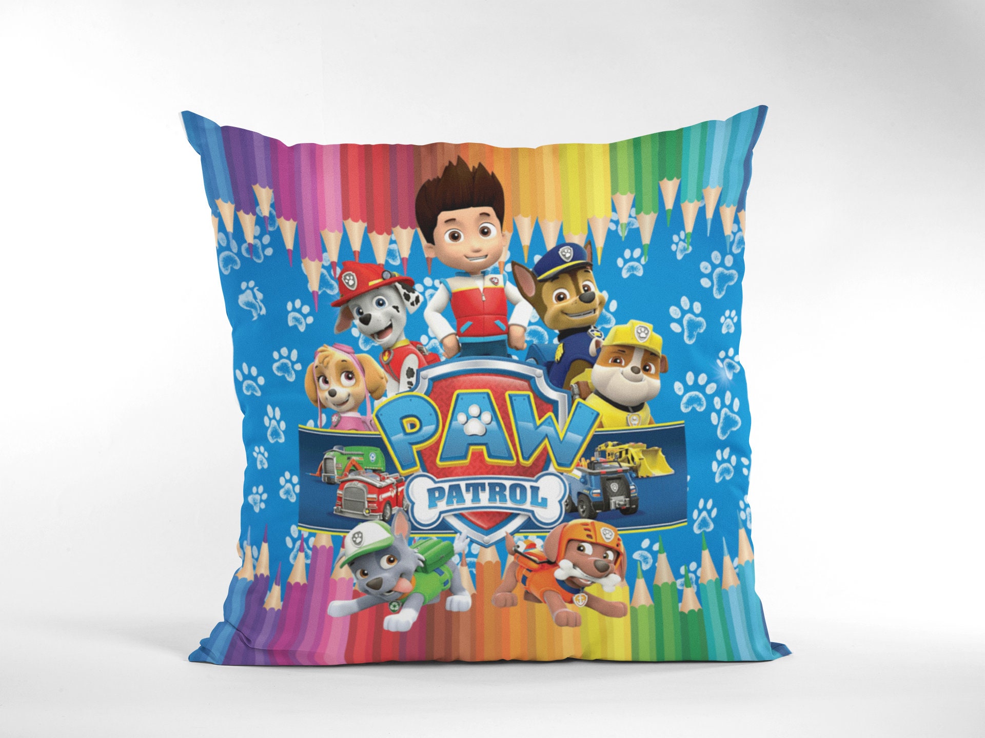 paw patrol pillow and throw set
