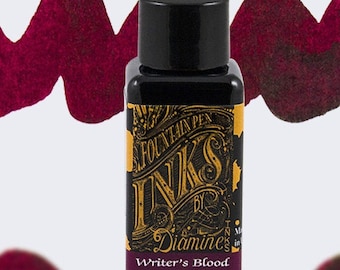 NEW Diamine Fountain Pen Ink Writer's Blood 30 mL