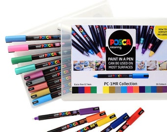 Posca Fine Tip Paint Marker Set, 8 Colors - Artist & Craftsman Supply