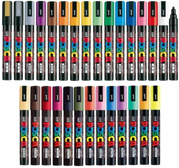 Posca Uni Paint Marker Pen Med Point 35 Color Set 5M -  Finland