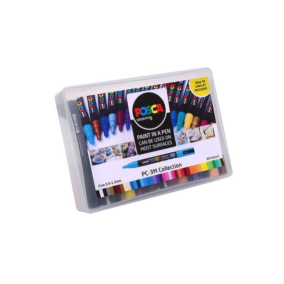 Paquete de rotuladores Uni Posca PC-3M Collection 40 bolígrafos de