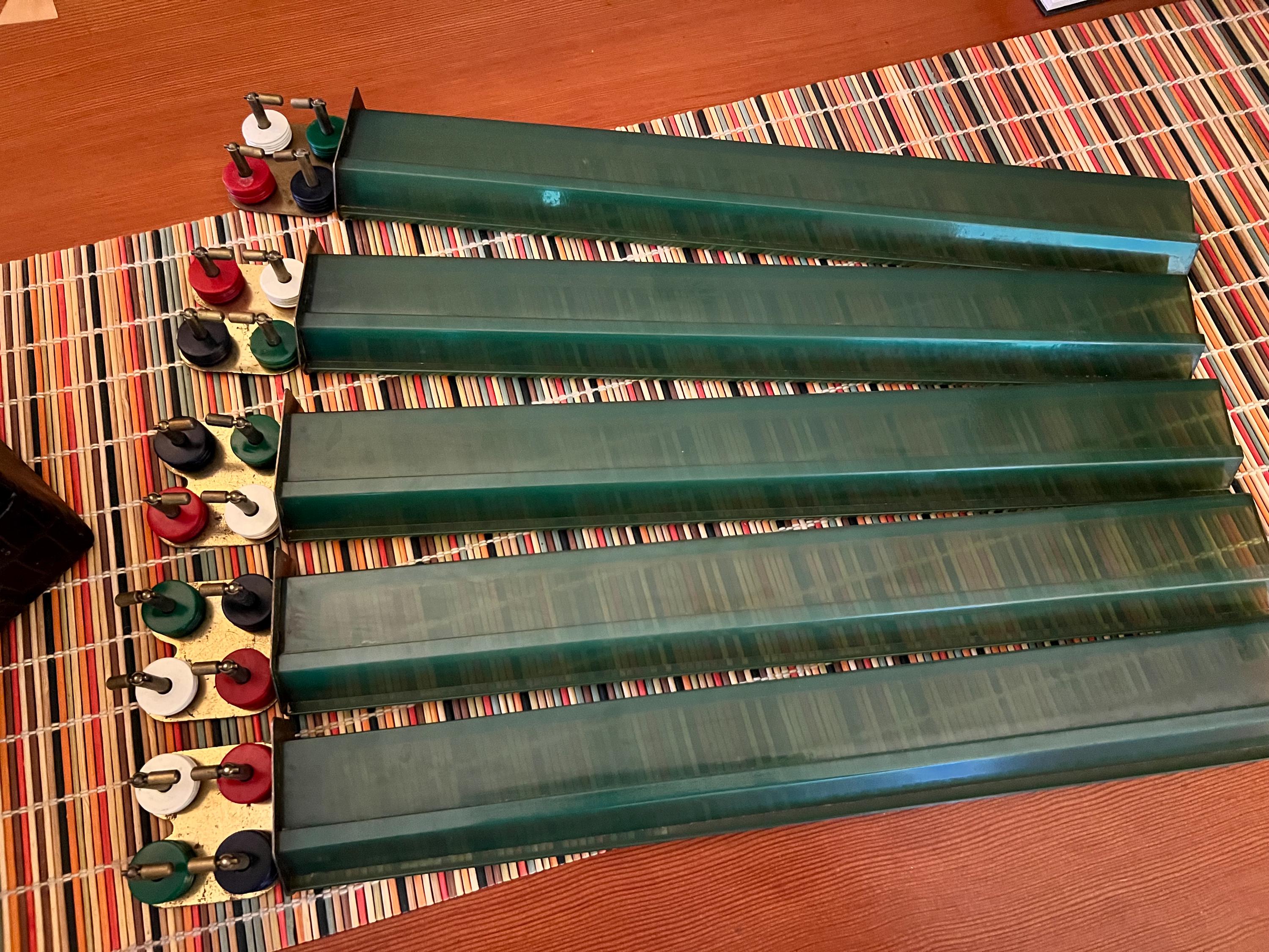 Bakelite Mahjong Tiles With Five Green Racks - Etsy