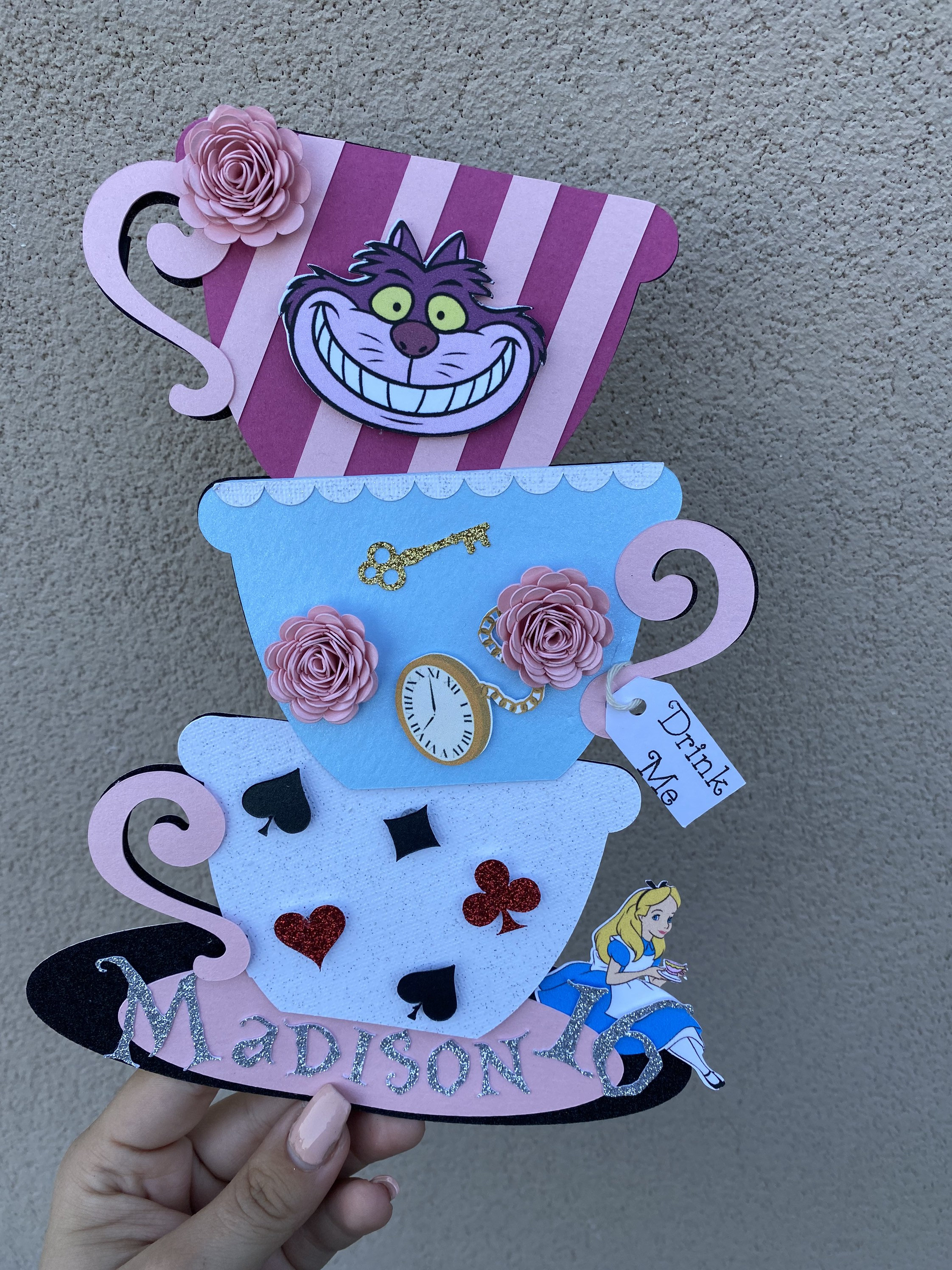 Alice in Wonderland Cake Topper Etsy