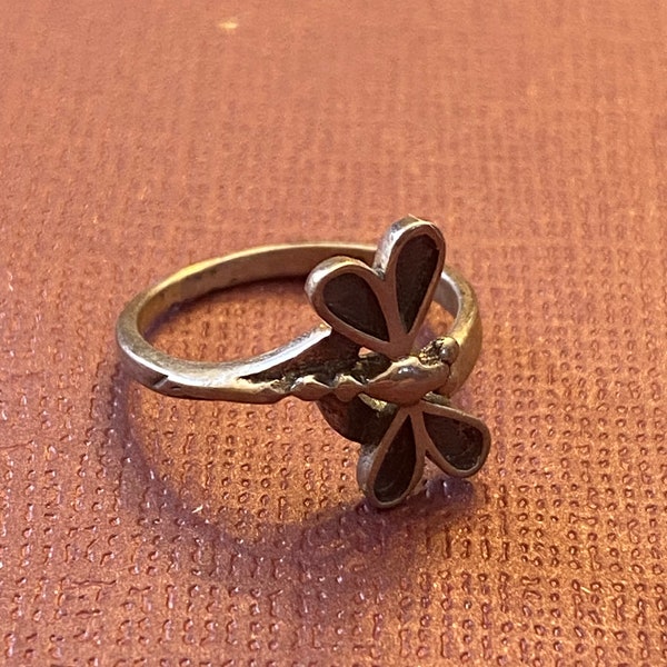 Handmade Sterling Silver Dragonfly Vintage Ring Spring Jewelry Nature Jewelry Spirit Animal Self-Realization