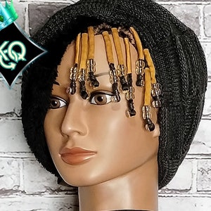 Copper Mini Loc Jewelry – Colorful Dread Wraps – Small Loc beads – Boho Hippie Fairy Hair – Faux Dread Hair Wraps - Loc & Braid Jewelry