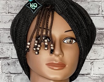Smoky Agate AMARION Crown Forms™ — Whisper™ | Discreet Support for Braids, Locs & Twists | Structured Natural Hair System
