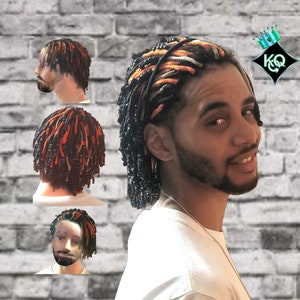 30 Removable Hair Wraps - Rasta Dreadloc Jewelry - Loc Twist Braid Beads – Hair Loc Charms, Beads for Dreadlocks and Braids, Dreadlock Wraps