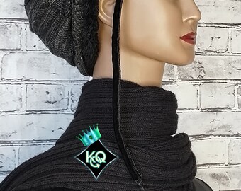 Obsidian AMARION Crown Forms™ — Sleek™ Extended | Architectural Support for Braids, Locs & Twists | Elevated Styling Foundation