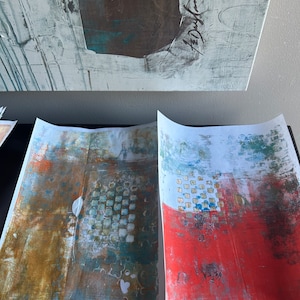 Gelli Prints|collage|mixed media|paper|collage papers| painted papers |colorful prints| painted|art journal| Junk journal