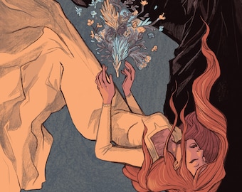Lámina de Hamlet y Ofelia - 11x17