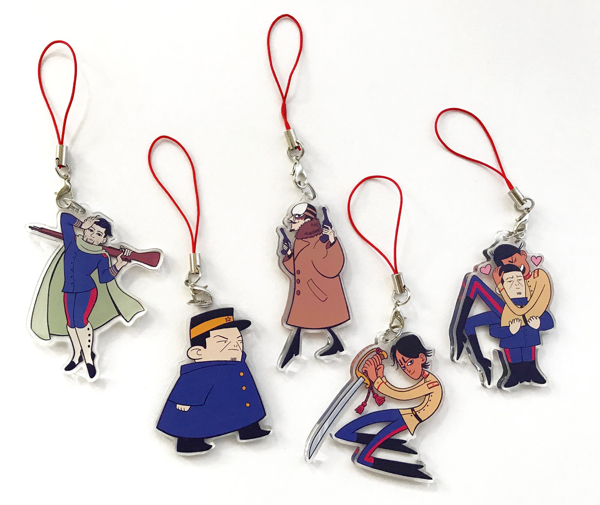 Golden Kamuy 7th Division Acrylic Charms Etsy Golden Kamuy 7th Division Acrylic Charms Etsy