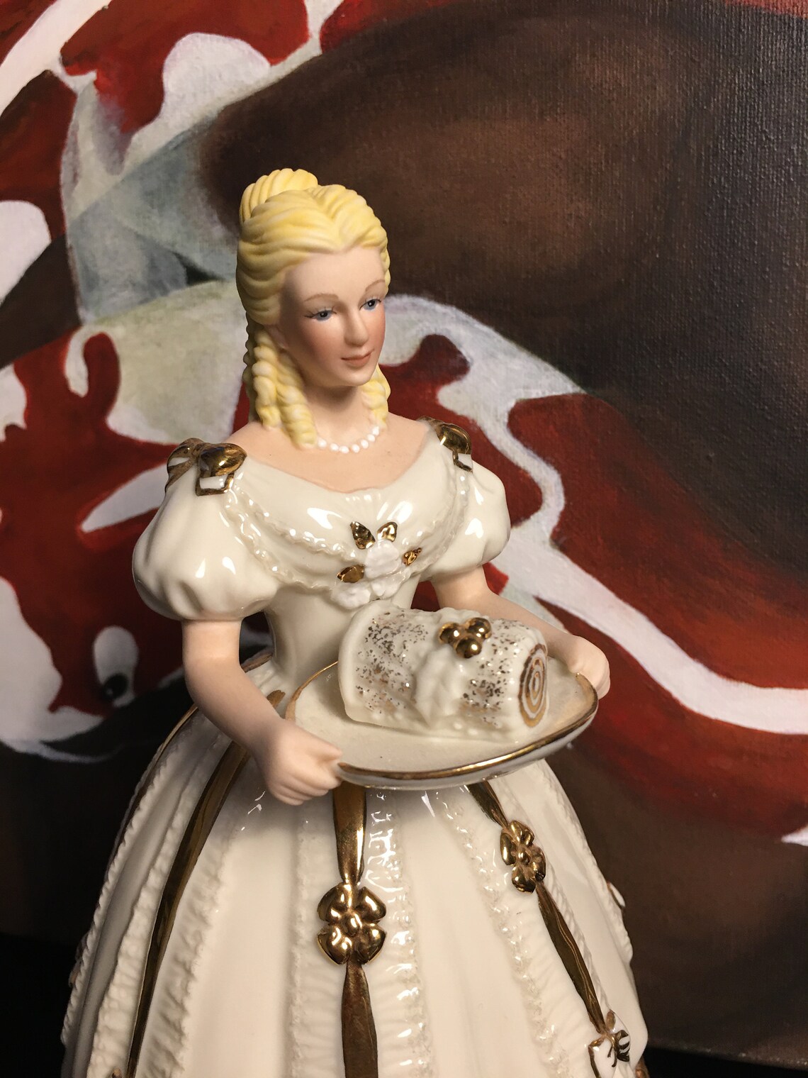 Two different Fine Porcelain Figurines sold separately at Etsy