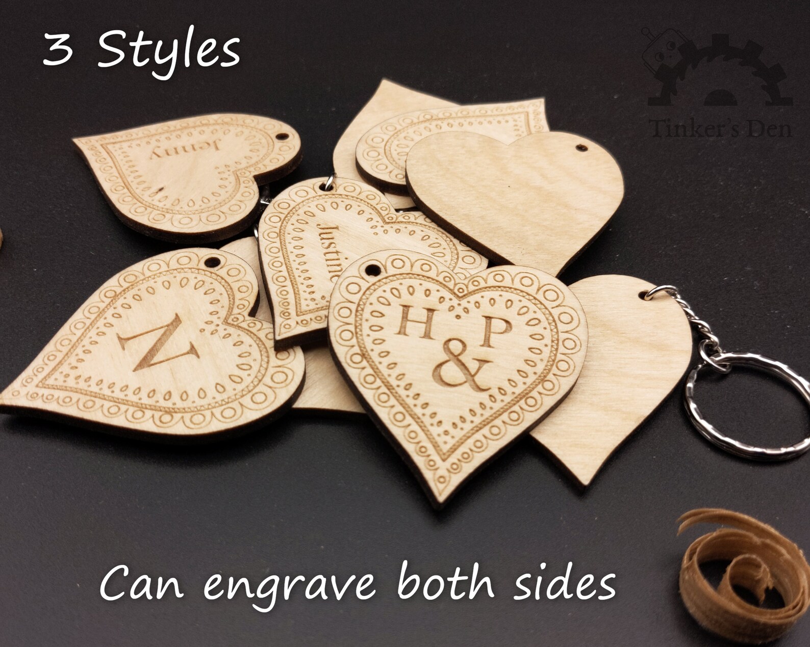 Personalised Heart Key Ring Wooden Heart Keyring Engraved Etsy Israel