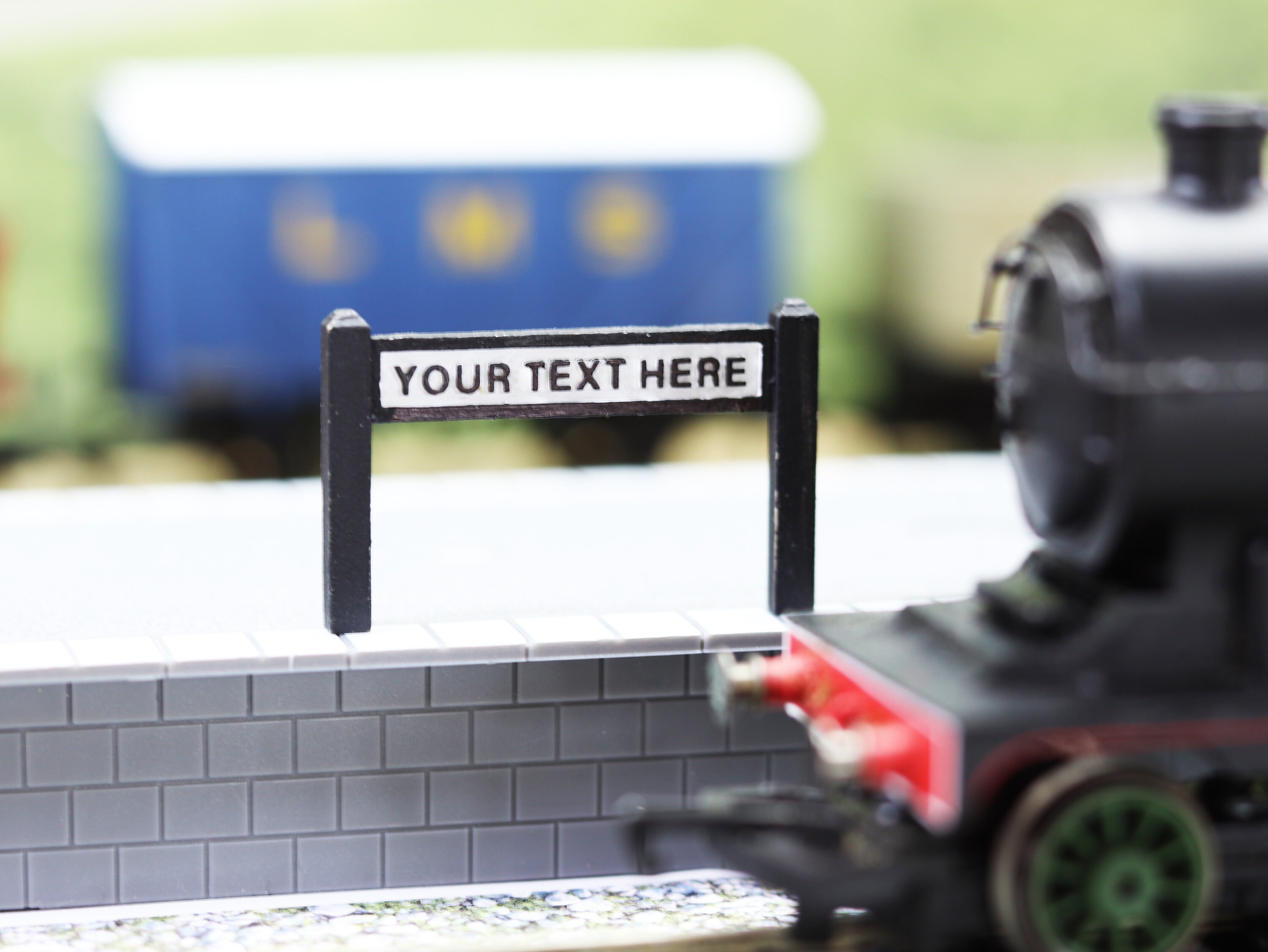 Model Railway Sign. Available in 00 Gauge to N Gauge. Custom Etsy UK