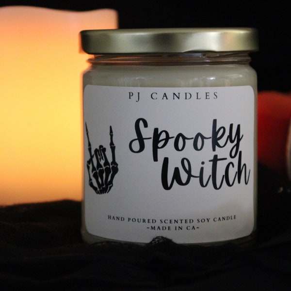 Spooky Witch Candle, Halloween Decor, Halloween Candle, Halloween Gifts, Halloween Decoratie, Spooky Basket Cadeau Idee