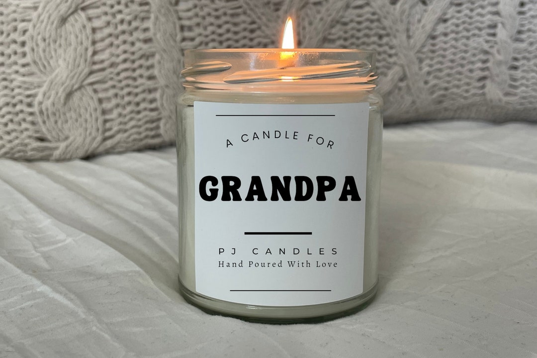 A Candle for Grandpa, Best Grandpa Ever, Gift for Grandpa Etsy