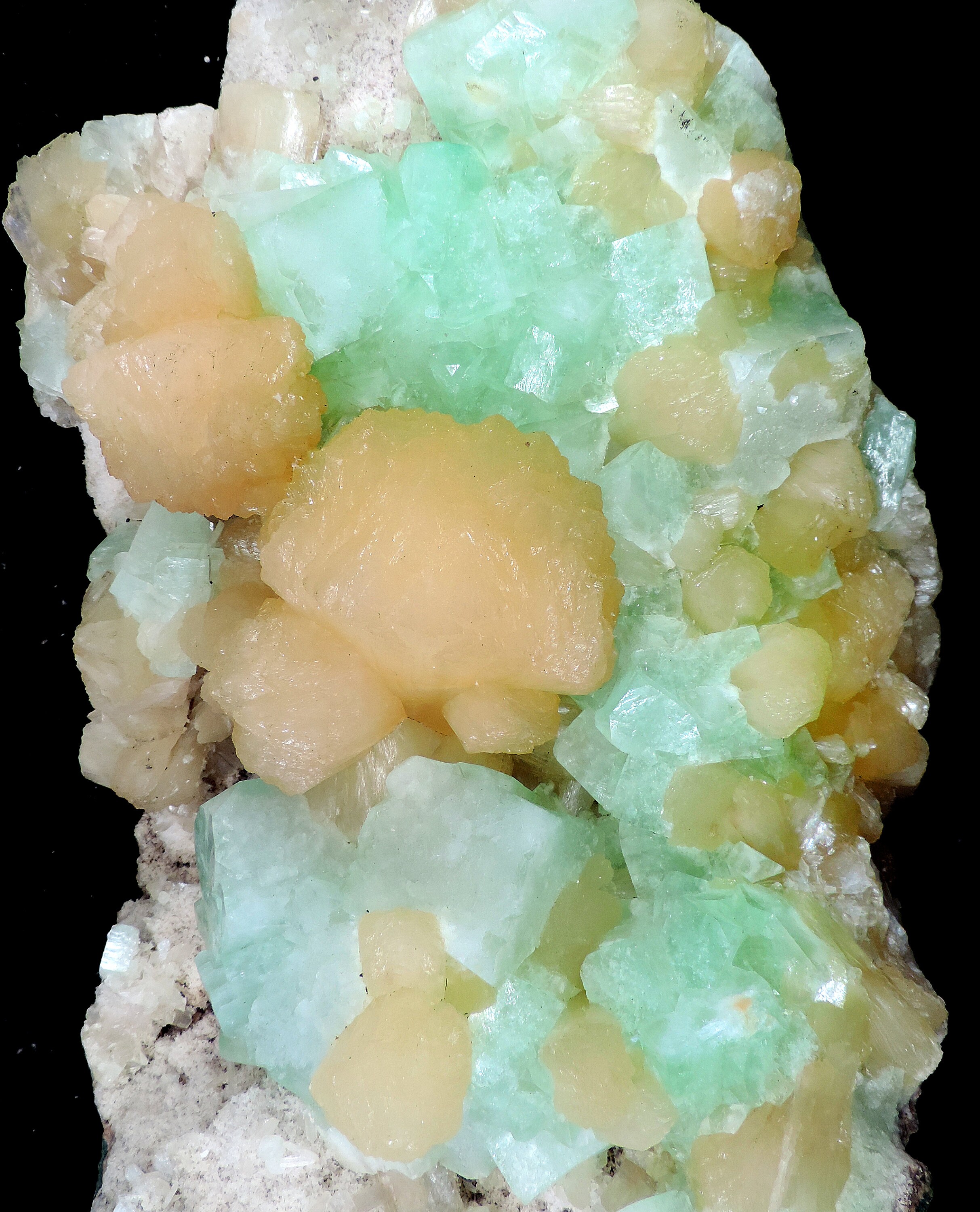 Museum Quality Extra (extra) Large Block Featuring Orange-pink Stilbite ...