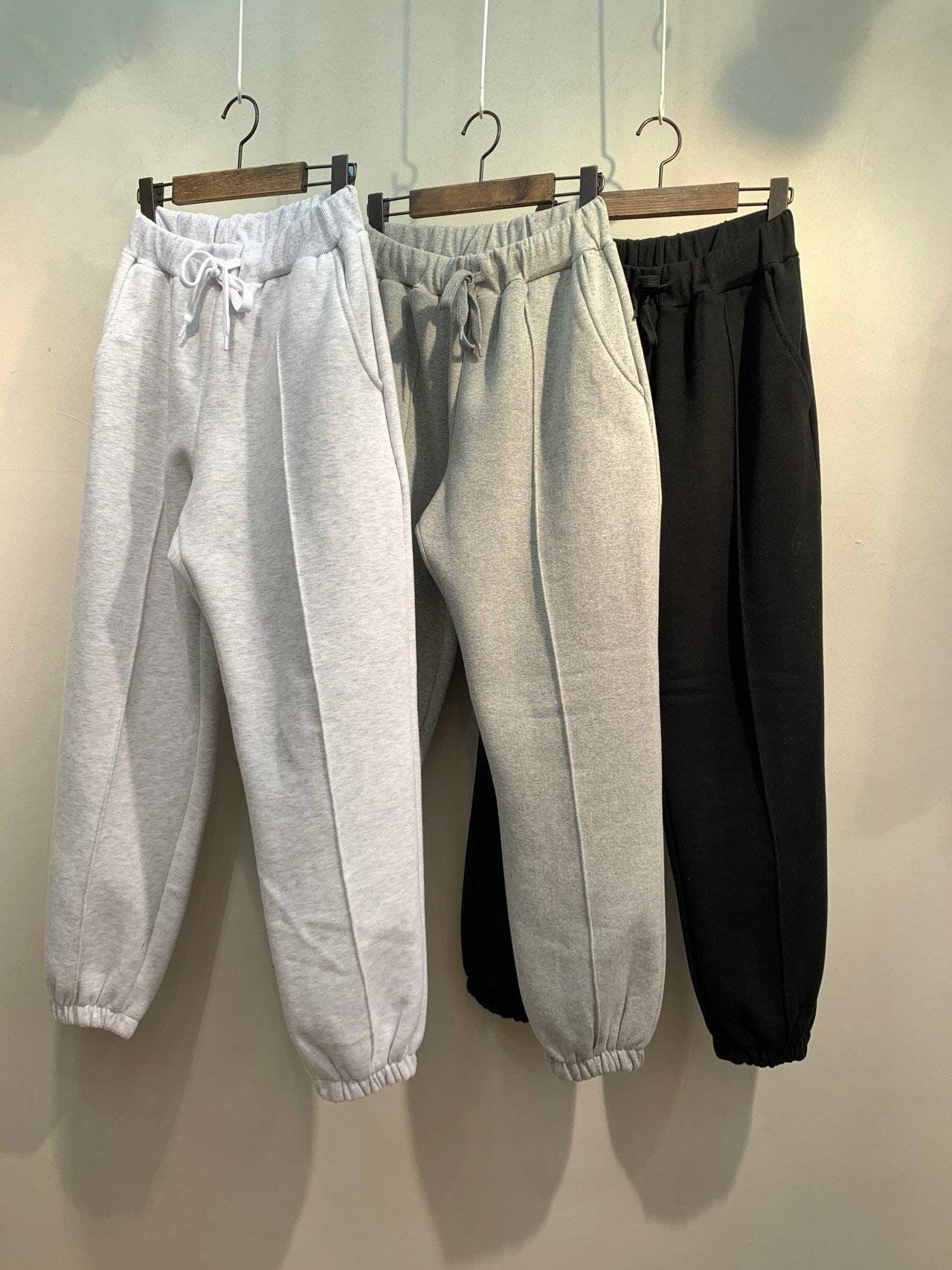 Fleece Lined Sweat Pants Womens -  UK