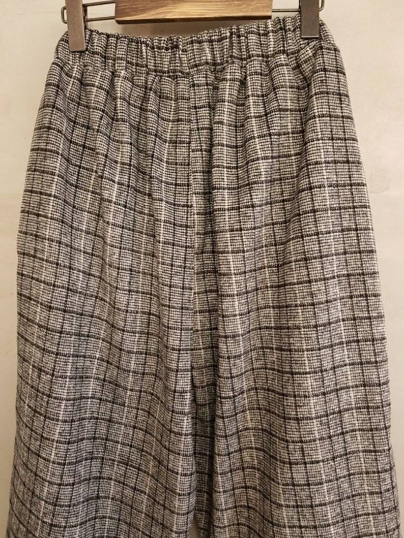 Women's Soft and Warm Plaid Acrylic Woolen Pants for Etsy